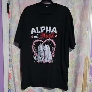 'Alpha of Her Heart' Graphic T-Shirt